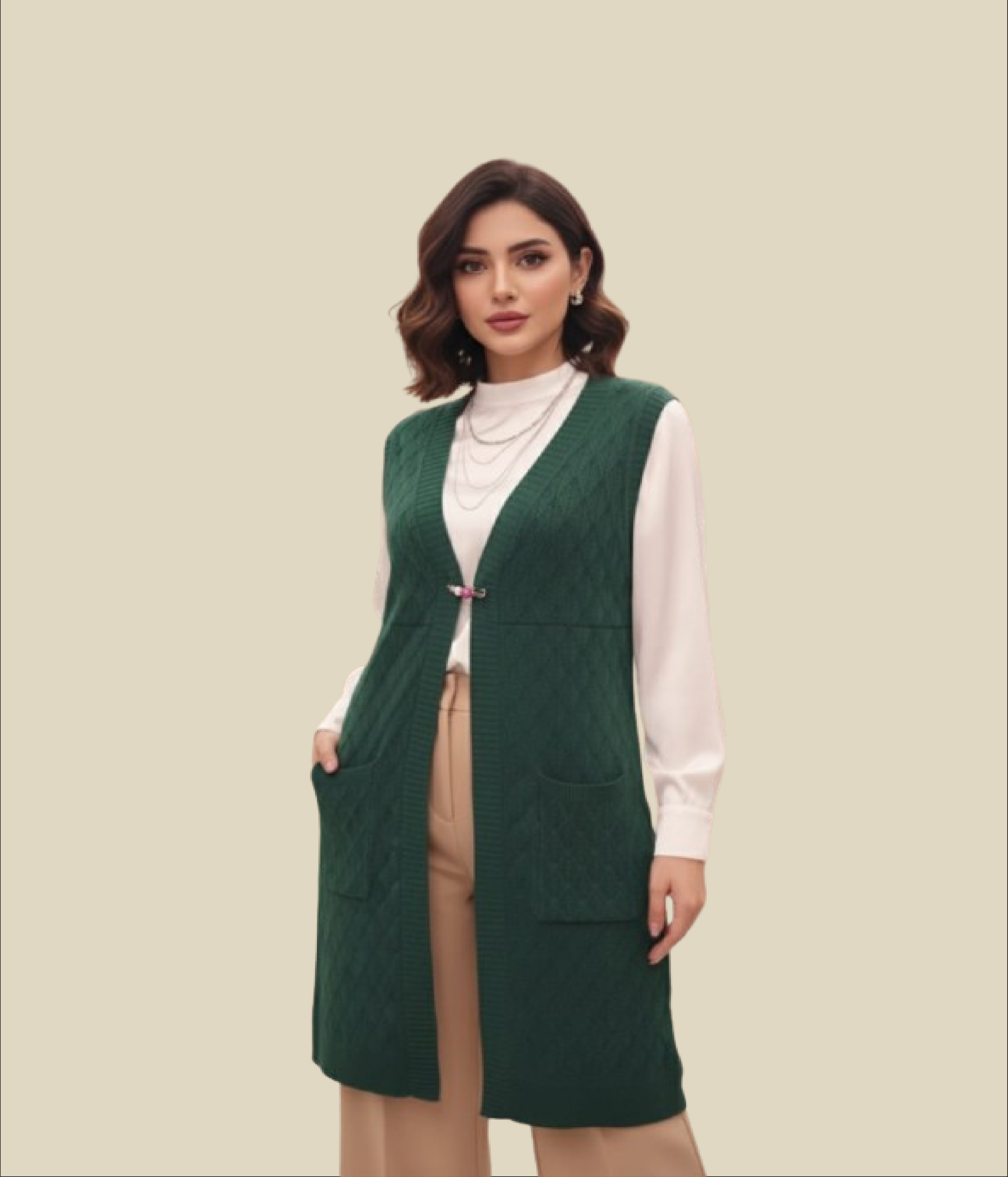 The Modest Drape Cardigan