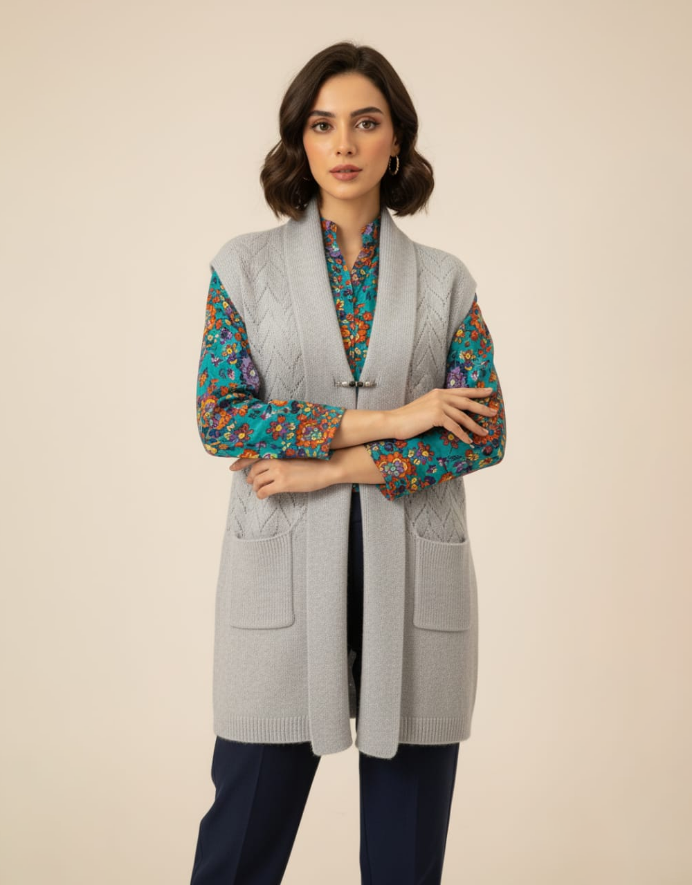 The Modest Drape Cardigan