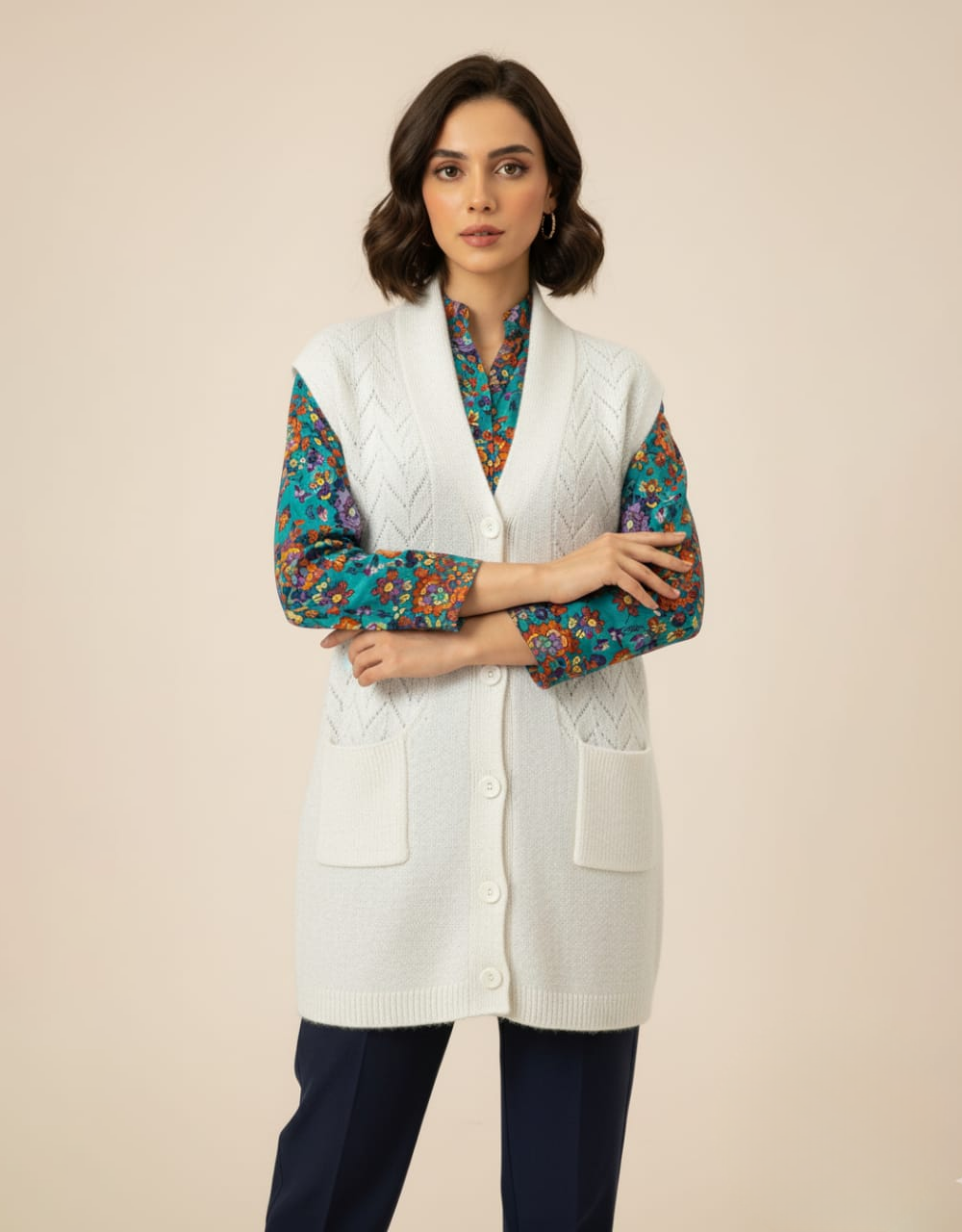 The Modest Drape Cardigan