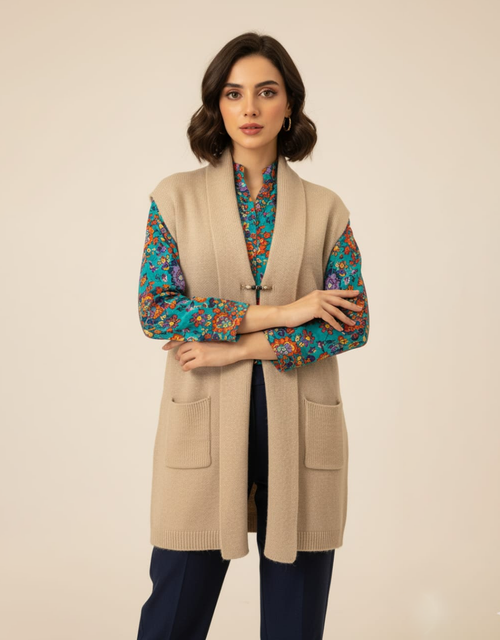 The Modest Drape Cardigan