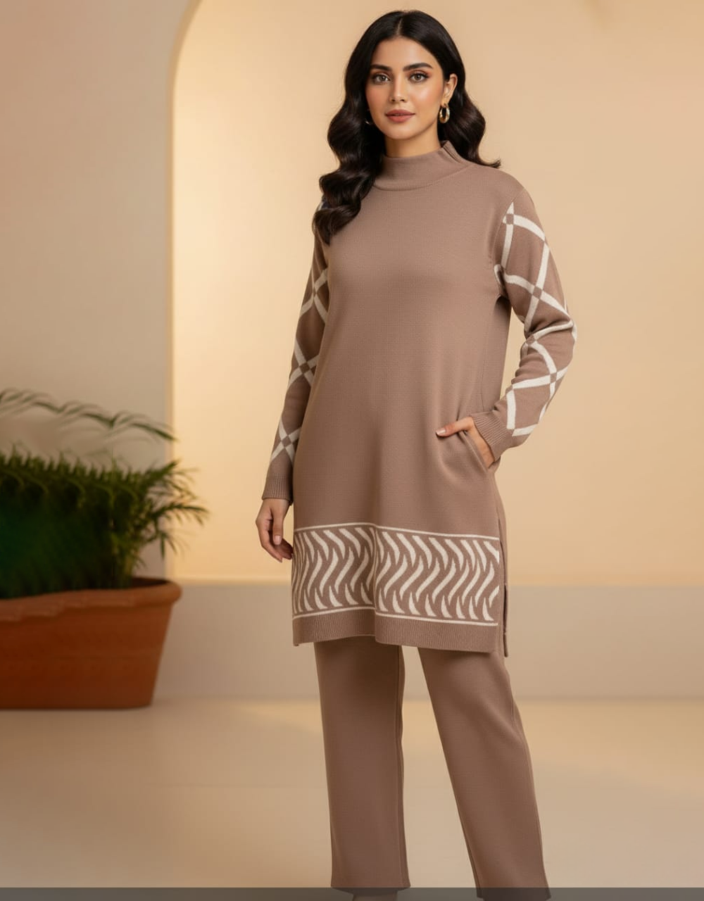 2 piece Printed Co-ord Set