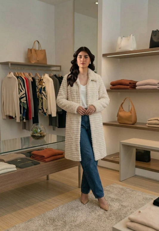 White Rabit Wool Coat