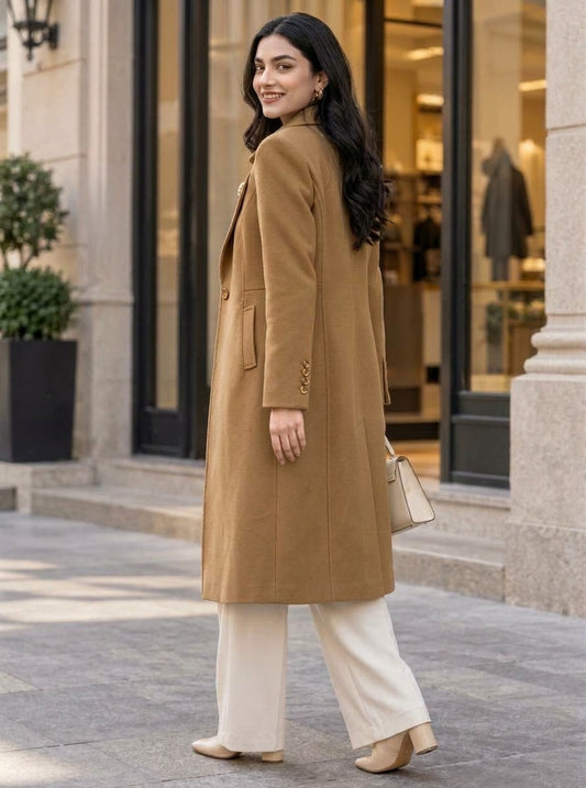 Camel Long Coat