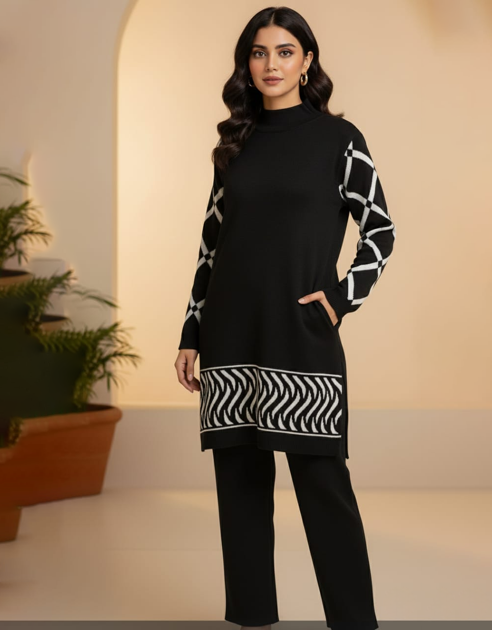 2 piece Printed Co-ord Set