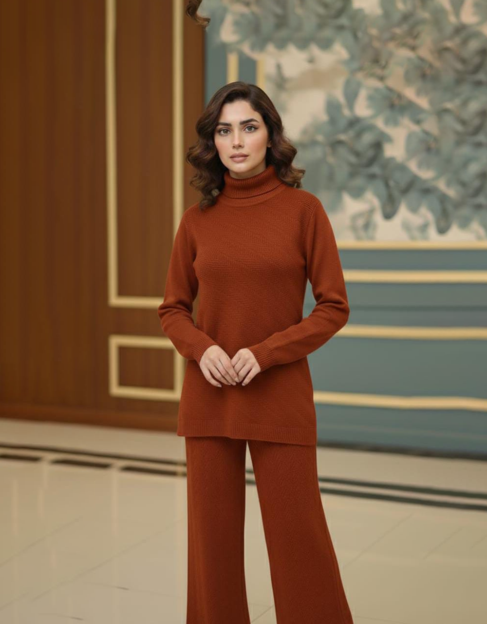 2 piece Woolen Coord set