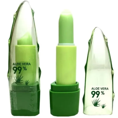 Aloe Vera 99% Moisturizing Lip Balm – Natural Soothing & Color-Changing Care