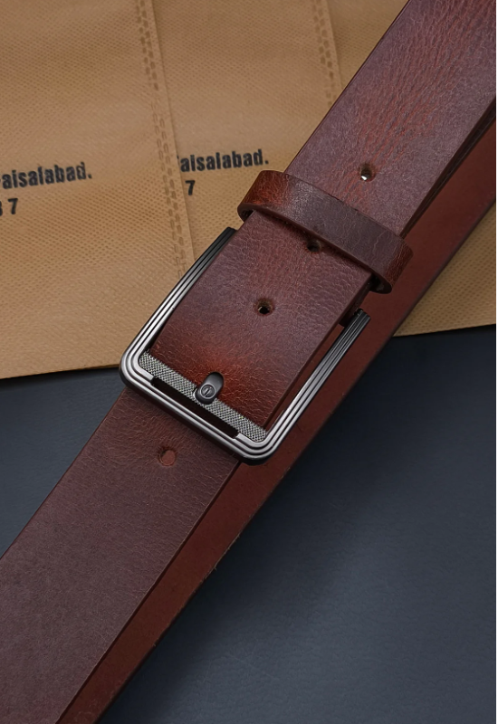 CRAZY HORSE TAN Leather Belt
