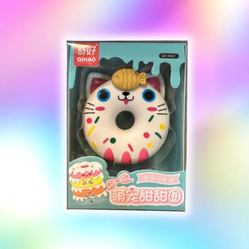 Unicorn Donut Eraser – Cute Fancy Rubber for Kids