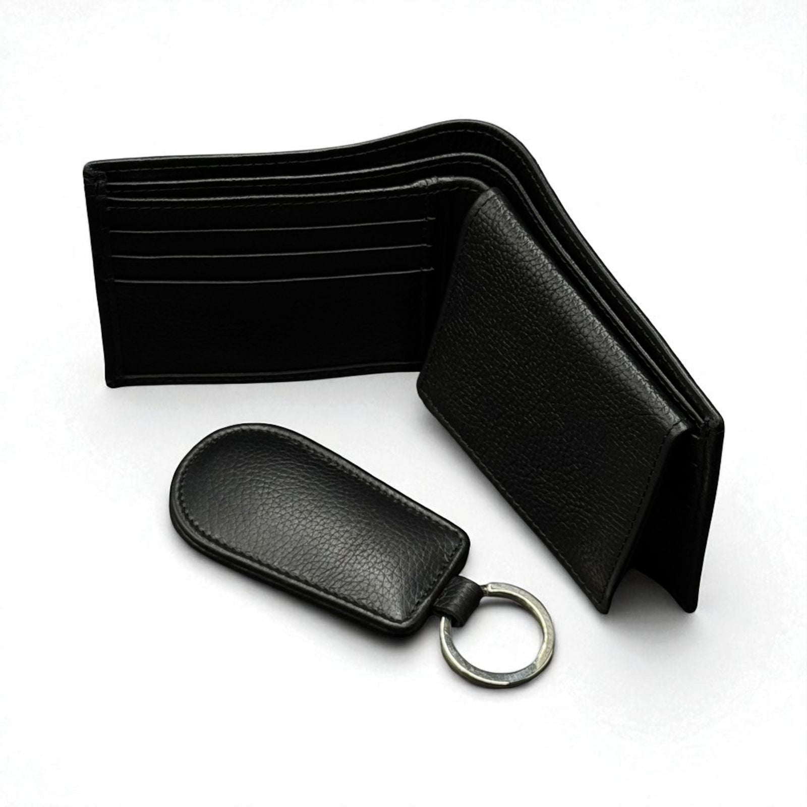 GS-003 BLACK Leather Wallet