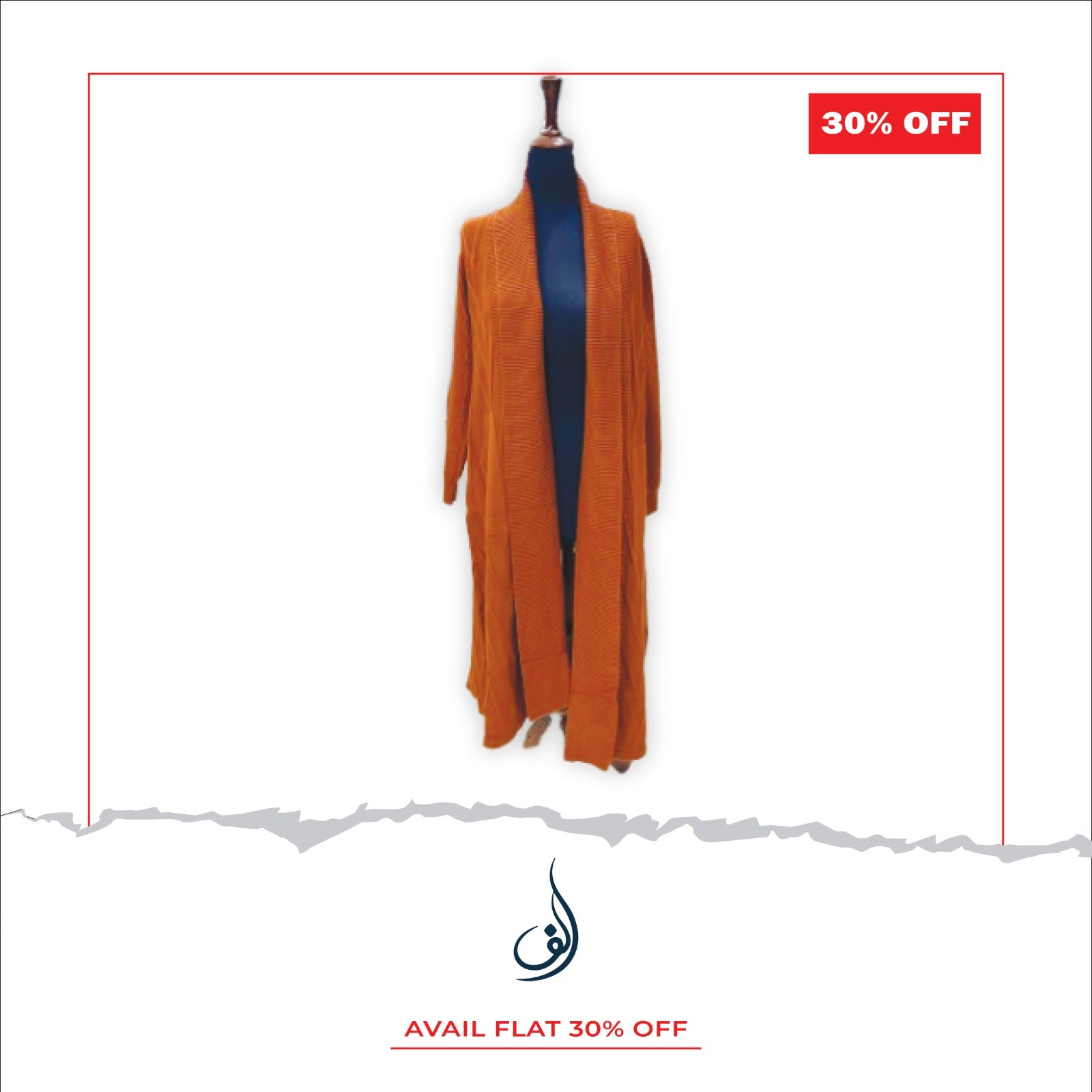 Longline Knit Cardigan Sweater with Pockets