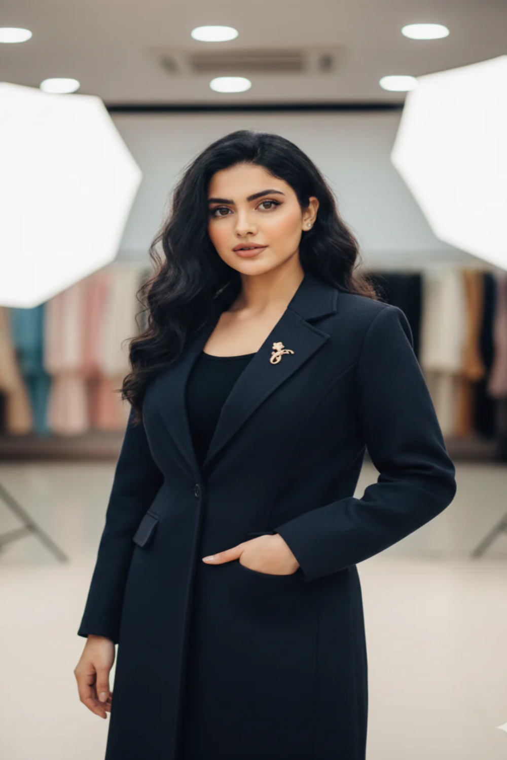 Elegant Mid-Length Coat