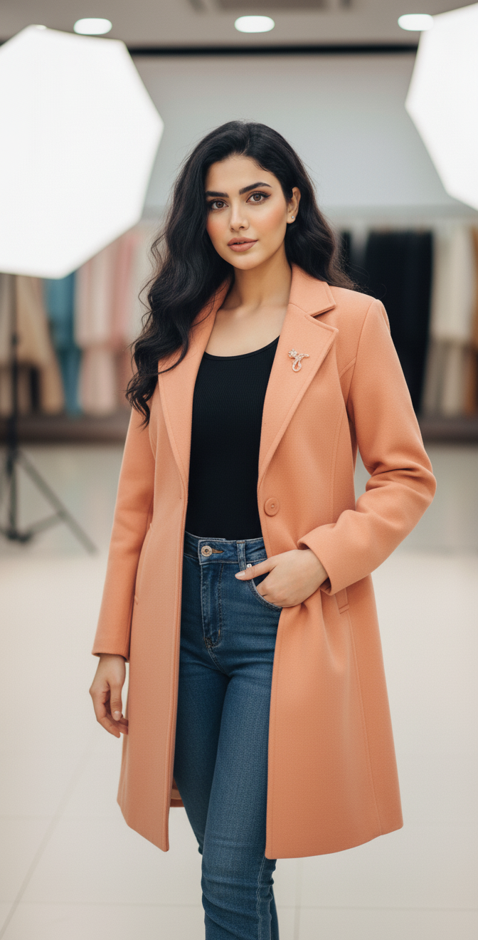 Elegant Mid-Length Coat