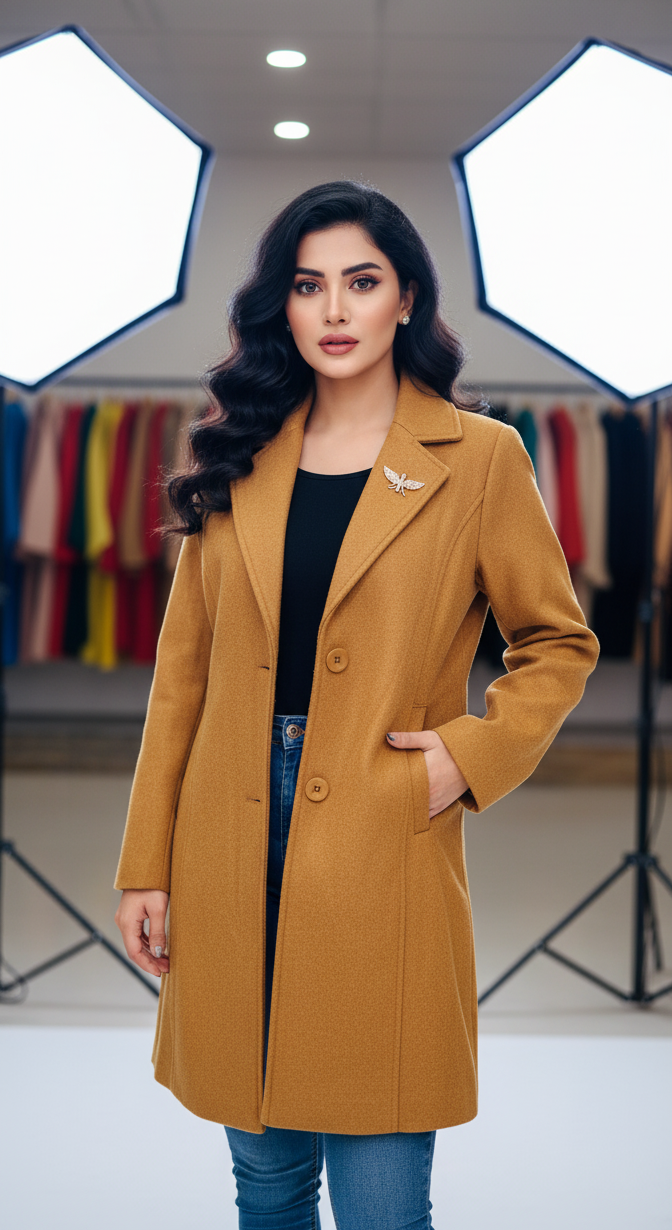 Elegant Mid-Length Coat