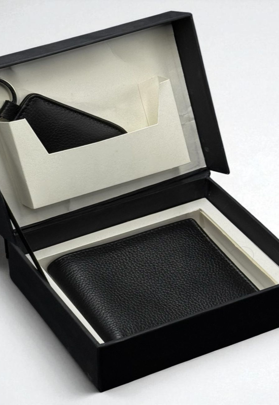 GS-003 BLACK Leather Wallet