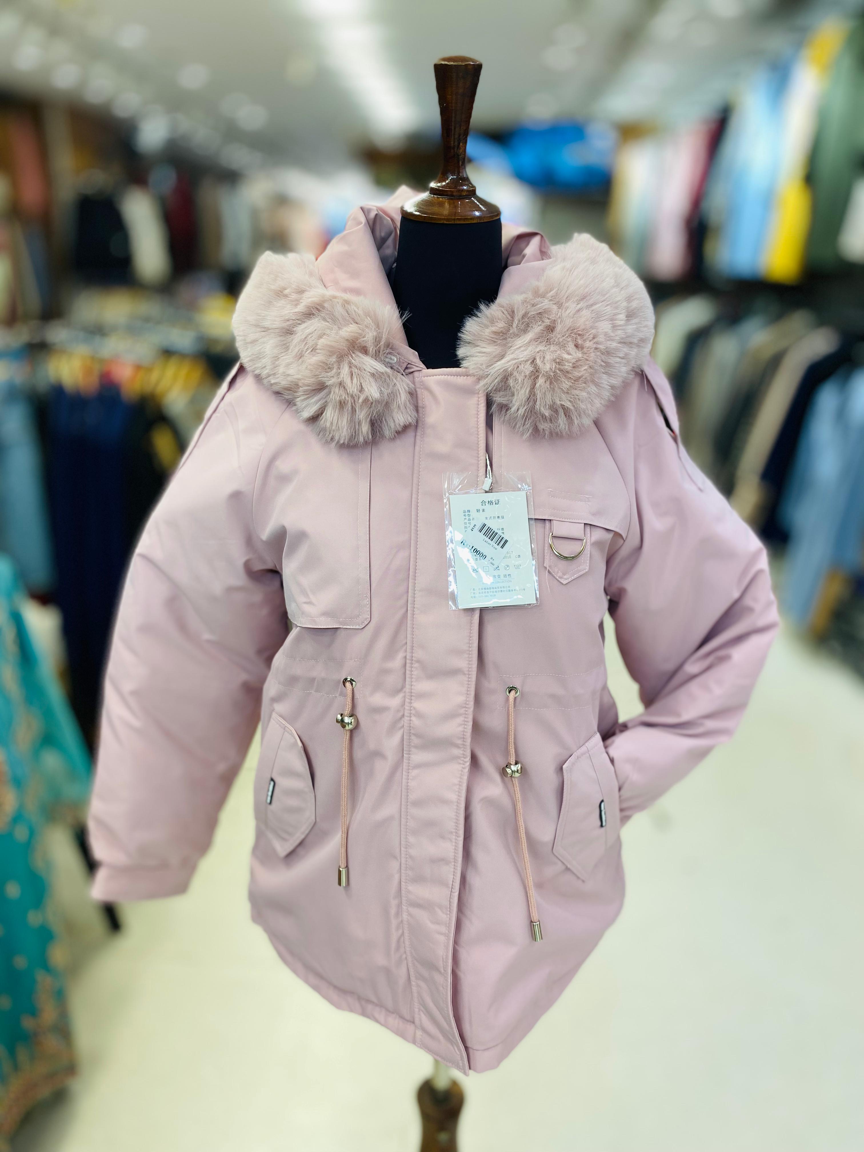 Faux Fur Hooded Parka Jacket