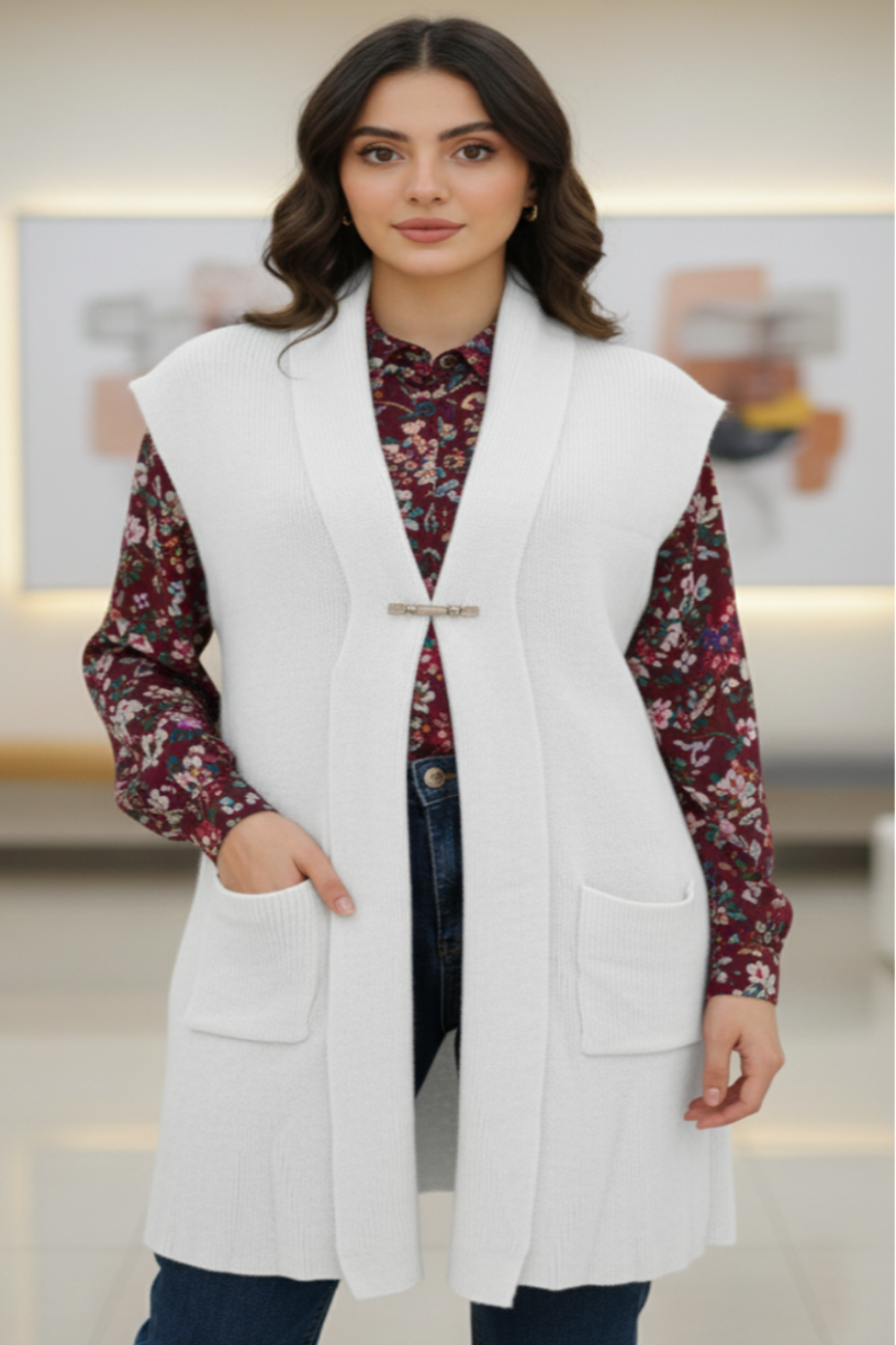 The Elegant Knit Sleeveless Shrug