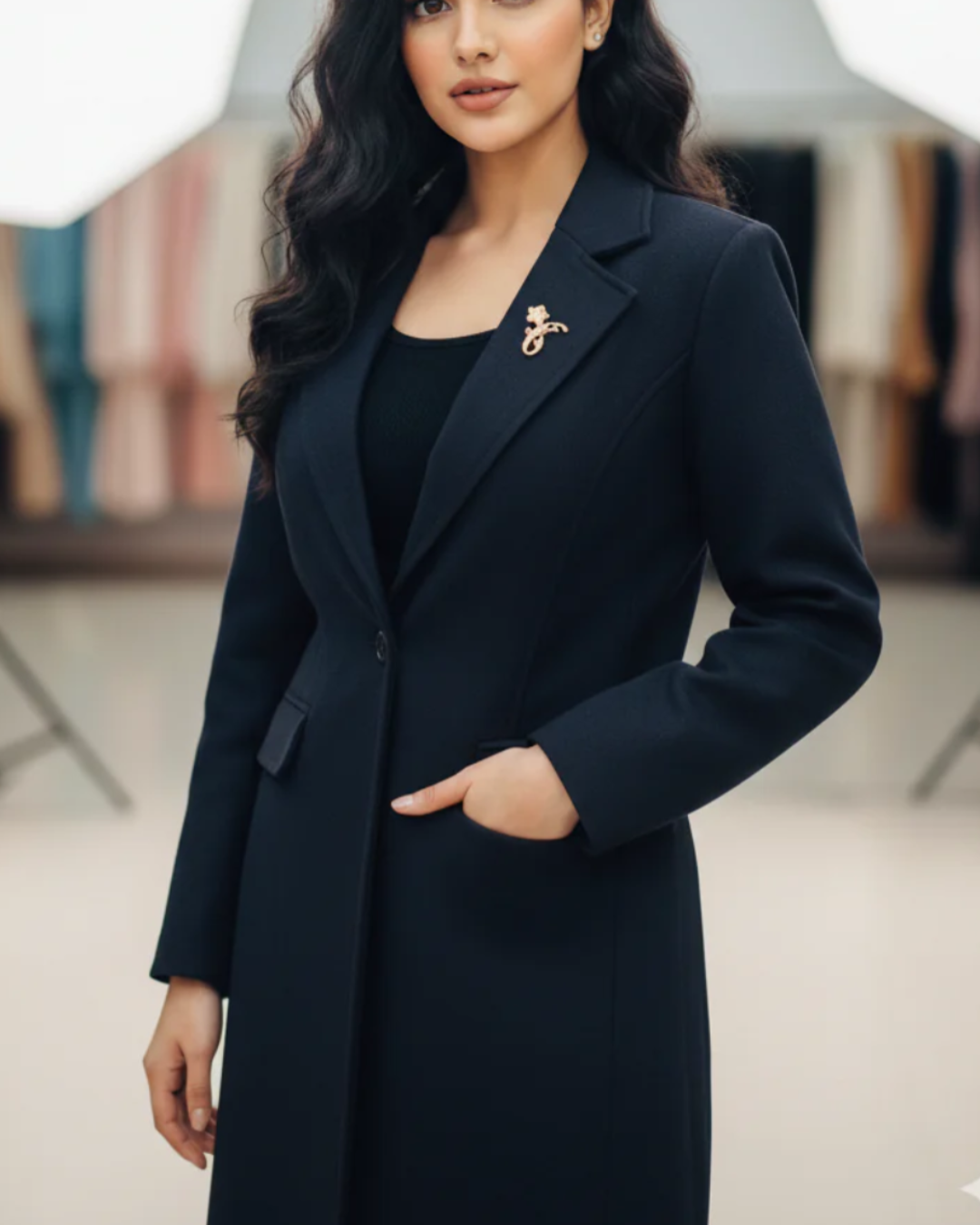 Elegant Mid-Length Coat