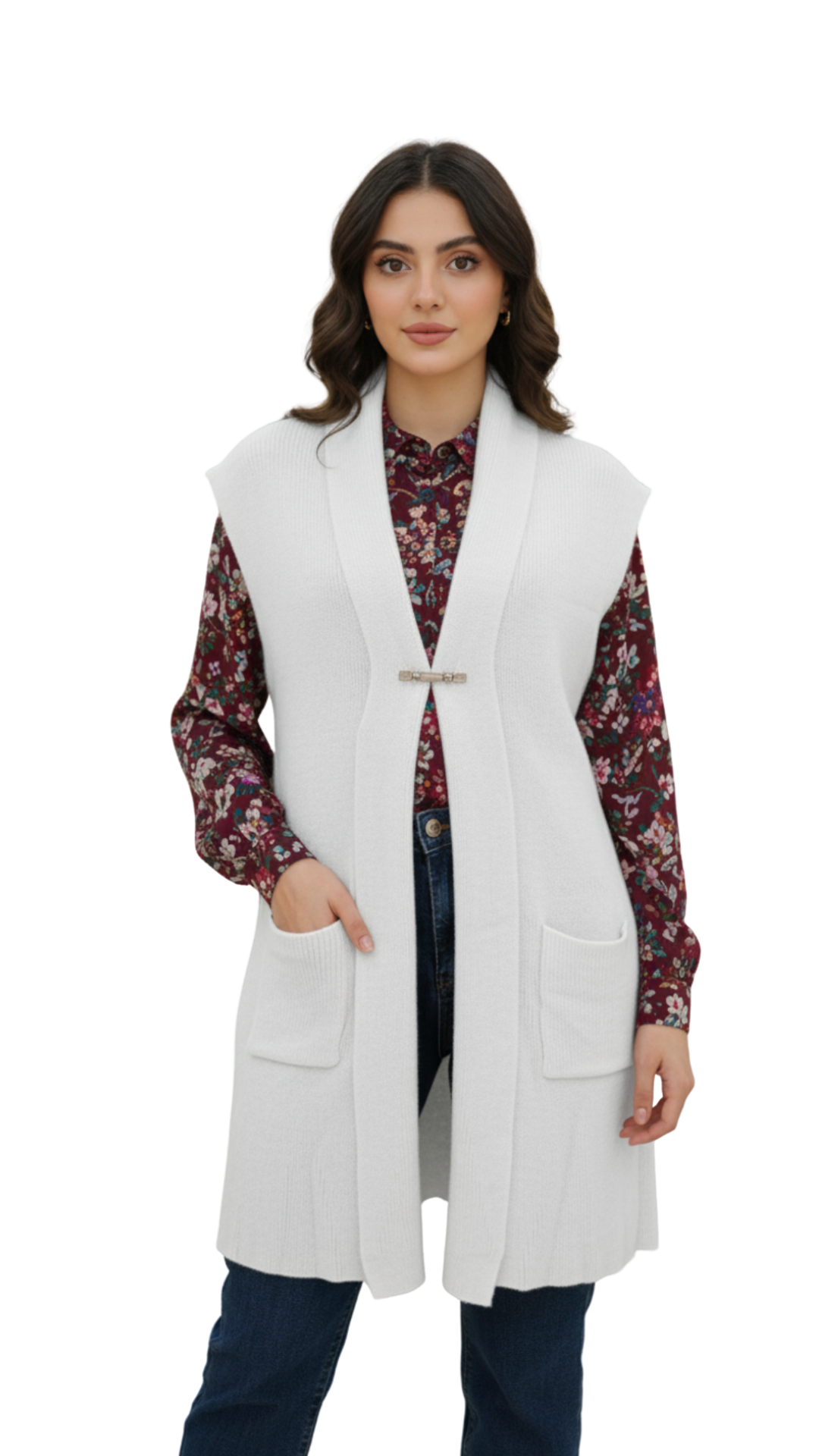 The Elegant Knit Sleeveless Shrug