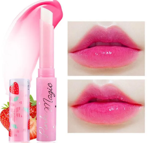 Pink Magic Fruit Juice Lip Balm Vitamin C, Color-Changing Moisture Lipstick