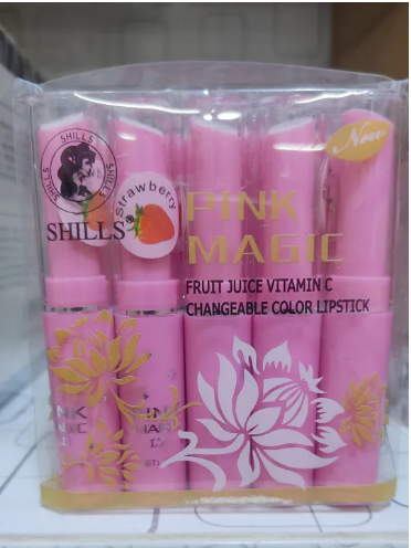 Pink Magic Fruit Juice Lip Balm Vitamin C, Color-Changing Moisture Lipstick