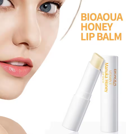 BIOAQUA Vitamin E & Manuka Honey Lip Balm – Deep Moisture & Natural Glow