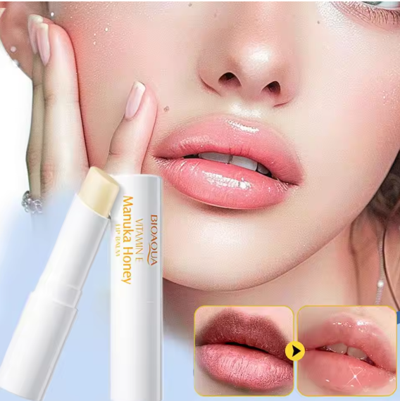 BIOAQUA Vitamin E & Manuka Honey Lip Balm – Deep Moisture & Natural Glow
